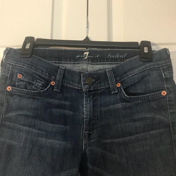 7 For All Mankind Dark Wash Bootcut Jeans-27 - Picture 2 of 5